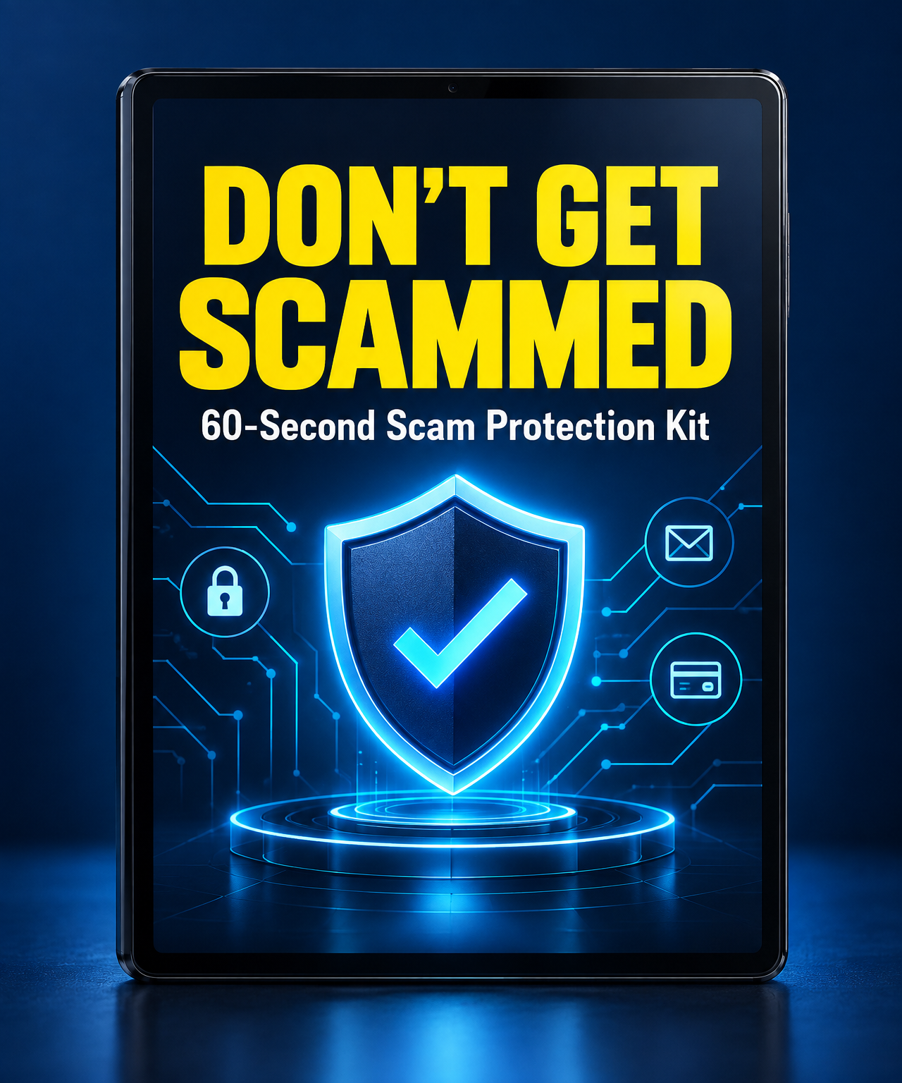 Don't Get Scammed 60-Second Scam Protection Kit cover